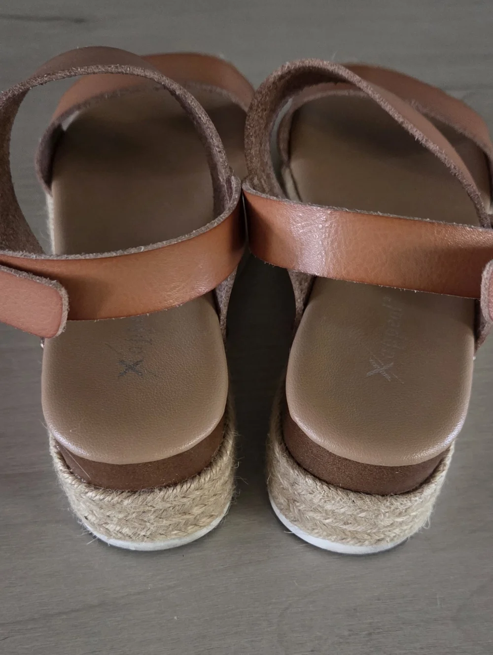 Xappeal Amelia Tan Espadrille Platform Sandals for Women Size 5.5